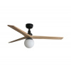 FARO Barcelona | FARO 34283WT-11L+Str. ventilátor KLIMM 1xE27/15W/230V borovica/čierna pr.125 cm | FA34283WT-11L FARO Barcelona | FARO 34283WT-11L+Str. ventilátor KLIMM 1xE27/15W/230V borovica/čierna pr.125 cm | FA34283WT-11L