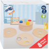 Drevené puzzle pre detské triediace bloky Drevené puzzle pre detské triediace bloky