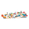 Drevená vláčikodráha a elektronický vláčik World Train Action Tunnel Deluxe Set BRIO so zvukom a svetlom a interaktívne tunely s pripojením na aplikáciu 91 dielov Drevená vláčikodráha a elektronický vláčik World Train Action Tunnel Deluxe Set BRIO so zvukom a svetlom a interaktívne tunely s pripojením na aplikáciu 91 dielov