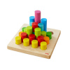 Haba Haba Drevená hračka na vkladanie s predlohami Farebné valčeky Haba Haba Drevená hračka na vkladanie s predlohami Farebné valčeky