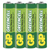 4.ks Zinko-chloridová batéria GP Greencell R03 (AAA) 4.ks Zinko-chloridová batéria GP Greencell R03 (AAA)