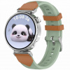 eses Silikonový športový remienok pre Huawei Watch GT 5 41mm a GT 6 41mm - Tmavo zeleno hnedý, 18 mm eses Silikonový športový remienok pre Huawei Watch GT 5 41mm a GT 6 41mm - Tmavo zeleno hnedý, 18 mm