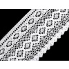 Galanterka Bavlněná krajka paličkovaná šíře 12,5 cm METRÁŽ - 1 bílá Galanterka Bavlněná krajka paličkovaná šíře 12,5 cm METRÁŽ - 1 bílá