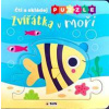 Zvířátka v moři Čti a skládej puzzle - autor neuvedený Zvířátka v moři Čti a skládej puzzle - autor neuvedený