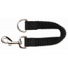 Tlmič ťahu, nylonové vodítko s gumou, čierne S-M: 21 cm/15 mm Tlmič ťahu, nylonové vodítko s gumou, čierne S-M: 21 cm/15 mm