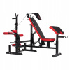 Tréningová lavička TREXO BenchFit Max so stojanom a modlitebníkom, čierna, OS Tréningová lavička TREXO BenchFit Max so stojanom a modlitebníkom, čierna, OS