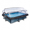 Bazén EXIT Kameň 300x200x65cm s prekrytím a kazetovou filtráciou Bazén EXIT Kameň 300x200x65cm s prekrytím a kazetovou filtráciou