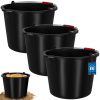 Vedro stavebné hospodárske s výlevkou 20 l čierne sada 3 ks Vedro stavebné hospodárske s výlevkou 20 l čierne sada 3 ks