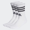 Ponožky nad kotník ADIDAS 3S C SPW CRW 3P HT3458 – Biela Ponožky nad kotník ADIDAS 3S C SPW CRW 3P HT3458 – Biela