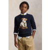 Detský bavlnený sveter Polo Ralph Lauren 323978392001 tmavomodrá 136-138 Detský bavlnený sveter Polo Ralph Lauren 323978392001 tmavomodrá 136-138