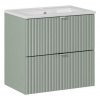 ArtCom Kúpeľňová skrinka s umývadlom LINE Reed Green U60/1 | 60 cm ArtCom Kúpeľňová skrinka s umývadlom LINE Reed Green U60/1 | 60 cm