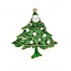 B-TOP Brošňa Vianočný stromček s perlami B-TOP Brošňa Vianočný stromček s perlami