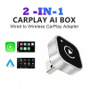2 V 1 BEZDRÔTOVÝ ADAPTÉR CARPLAY A ANDROID AUTO, USB DONGLE, SMART MINI BOX, PNP (PLUG AND PLAY) 2 V 1 BEZDRÔTOVÝ ADAPTÉR CARPLAY A ANDROID AUTO, USB DONGLE, SMART MINI BOX, PNP (PLUG AND PLAY)