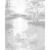 ZUTY Bodkovanie - LABUTE NA VODE Rámovanie: vypnuté plátno na rám, Rozmer: 80x100 cm ZUTY Bodkovanie - LABUTE NA VODE Rámovanie: vypnuté plátno na rám, Rozmer: 80x100 cm