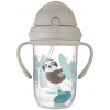 Nevylévací hrneček se slámkou a závažím EXOTIC ANIMALS 270ml šedý canpol babies (56/606_GREY) Nevylévací hrneček se slámkou a závažím EXOTIC ANIMALS 270ml šedý canpol babies (56/606_GREY)