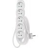 Emos P0513R, predlžovací kábel 3m, 5 zásuviek, PVC, biely, 1,5mm P0513R Emos P0513R, predlžovací kábel 3m, 5 zásuviek, PVC, biely, 1,5mm P0513R