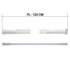 Tyč kúpeľňová rozperná 70 - 120 cm, 100% ALU, biela Tyč kúpeľňová rozperná 70 - 120 cm, 100% ALU, biela
