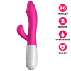 Silikonový vibrátor Female Dual Vibe růžový Silikonový vibrátor Female Dual Vibe růžový