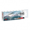 Sada akrylových farieb ICM - Hochseeflotte 6x12ml Sada akrylových farieb ICM - Hochseeflotte 6x12ml