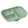 Beaba trojdielny tanier s prísavkou Sage Green zelený Beaba trojdielny tanier s prísavkou Sage Green zelený