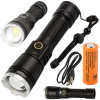 Bailong Taktická vojenská svítilna LED XHP160 Zoom Bailong Taktická vojenská svítilna LED XHP160 Zoom