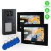 EVOLVEO DoorPhone AP2-2 drôtový videotelefón pre dva byty s aplikáciou, čierny EVOLVEO DoorPhone AP2-2 drôtový videotelefón pre dva byty s aplikáciou, čierny