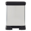 Curver odpadkový kôš DECO BIN DUO 18 l + 10 l strieborný 02165-582 Curver odpadkový kôš DECO BIN DUO 18 l + 10 l strieborný 02165-582