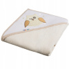 Akuku Detská osuška 80x80 béžová so sovou Akuku Detská osuška 80x80 béžová so sovou