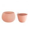 Kvetináč s vkladom SPLOFY BOWL broskyňa 23,9 cm Kvetináč s vkladom SPLOFY BOWL broskyňa 23,9 cm