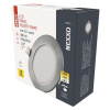 EMOS LED vstavané svietidlo NEXXO, kruhové, strieborné, 7W, CCT ZD1223 EMOS LED vstavané svietidlo NEXXO, kruhové, strieborné, 7W, CCT ZD1223
