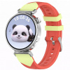 eses Silikonový športový remienok pre Huawei Watch GT 5 41mm a GT 6 41mm - Červeno žltý, 18 mm eses Silikonový športový remienok pre Huawei Watch GT 5 41mm a GT 6 41mm - Červeno žltý, 18 mm
