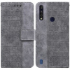 Peňaženkové kožené puzdro na Motorola Moto G8 Power Lite - Sivá Peňaženkové kožené puzdro na Motorola Moto G8 Power Lite - Sivá