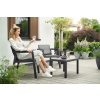 Záhradný nábytok Keter Balkónový set Emily so sedákmi grafitový Záhradný nábytok Keter Balkónový set Emily so sedákmi grafitový