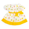 Bigjigs Toys Vzorované šaty so žltým lemom pre bábiku 28 cm Bigjigs Toys Vzorované šaty so žltým lemom pre bábiku 28 cm