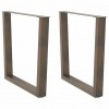 zahrada-XL Nohy k jedálenskému stolu v tvare V, 2 ks, prírodná oceľ, 80 x (72-73,3) cm, oceľ 4012651 zahrada-XL Nohy k jedálenskému stolu v tvare V, 2 ks, prírodná oceľ, 80 x (72-73,3) cm, oceľ 4012651