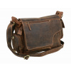 Kožená taška na rameno GreenBurry s poklopom 1763AM Kožená taška na rameno GreenBurry s poklopom 1763AM