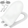 WC sedadlo Aqui SLIM biele polypropylén WC sedadlo Aqui SLIM biele polypropylén