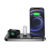 AppleMix Bezdrôtová nabíjačka / stanica 3v1 - stojan Qi + hodinky + Lightning AirPods - skladacia - čierna AppleMix Bezdrôtová nabíjačka / stanica 3v1 - stojan Qi + hodinky + Lightning AirPods - skladacia - čierna