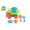 Teddies Auto na piesok s doplnkami plast 16cm 2 farby v sieťke 00311946 Teddies Auto na piesok s doplnkami plast 16cm 2 farby v sieťke 00311946