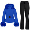 Bunda GOLDBERGH Giselle Faux Dazzling Blue + Nohavice GOLDBERGH Pippa Bunda GOLDBERGH Giselle Faux Dazzling Blue + Nohavice GOLDBERGH Pippa