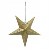 Zlatá papierová vianočná hviezda S 30x10x30 cm Zlatá papierová vianočná hviezda S 30x10x30 cm