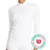 Dámske trička (dlhý rukáv) Wilson Baseline Half-Zip Long Sleeve Tee - bright white - Biely (XL) Dámske trička (dlhý rukáv) Wilson Baseline Half-Zip Long Sleeve Tee - bright white - Biely (XL)