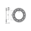 SUNSTAR SUN1-3435-46 SUNSTAR ZADNÉ REŤAZOVÉ KOLESO 1027 46 DUCATI MONSTER 600/620 '99-'04 (JTR735.46) (REŤAZ 520) (102746JT) SUNSTAR SUN1-3435-46 SUNSTAR ZADNÉ REŤAZOVÉ KOLESO 1027 46 DUCATI MONSTER 600/620 '99-'04 (JTR735.46) (REŤAZ 520) (102746JT)