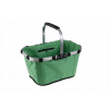 Piknikový kôš, zelená tkanina Piknikový kôš, zelená tkanina