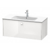 Duravit Brioso - Umývadlová skrinka 44x102x48 cm, 1 zásuvka, lesklá biela BR400302222 Duravit Brioso - Umývadlová skrinka 44x102x48 cm, 1 zásuvka, lesklá biela BR400302222