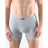 GINA Pánske bavlnené boxerky s dlhšou nohavičkou bez vzoru | 74146P - sv. šedá šalvia, 62/64 GINA Pánske bavlnené boxerky s dlhšou nohavičkou bez vzoru | 74146P - sv. šedá šalvia, 62/64