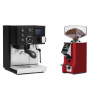 Rancilio Silvia BC PID, black + Eureka Mignon Specialita Smart, CR ferrari red Rancilio Silvia BC PID, black + Eureka Mignon Specialita Smart, CR ferrari red