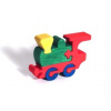 Fauna Drevené vkladacie puzzle z masívu mašinka Fauna Drevené vkladacie puzzle z masívu mašinka