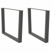 zahrada-XL Nohy k jedálenskému stolu v tvare V, 2 ks, antracitové, 100 x (72-73,3) cm, oceľ 4012658 zahrada-XL Nohy k jedálenskému stolu v tvare V, 2 ks, antracitové, 100 x (72-73,3) cm, oceľ 4012658