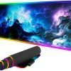 Podsvietená XL LED RGB počítačová podložka pod myš a klávesnicu 80x30cm COSMOS Podsvietená XL LED RGB počítačová podložka pod myš a klávesnicu 80x30cm COSMOS